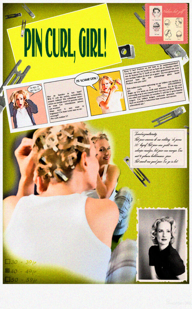 Jeannette Numan | close to fifties | Pin curl girl
